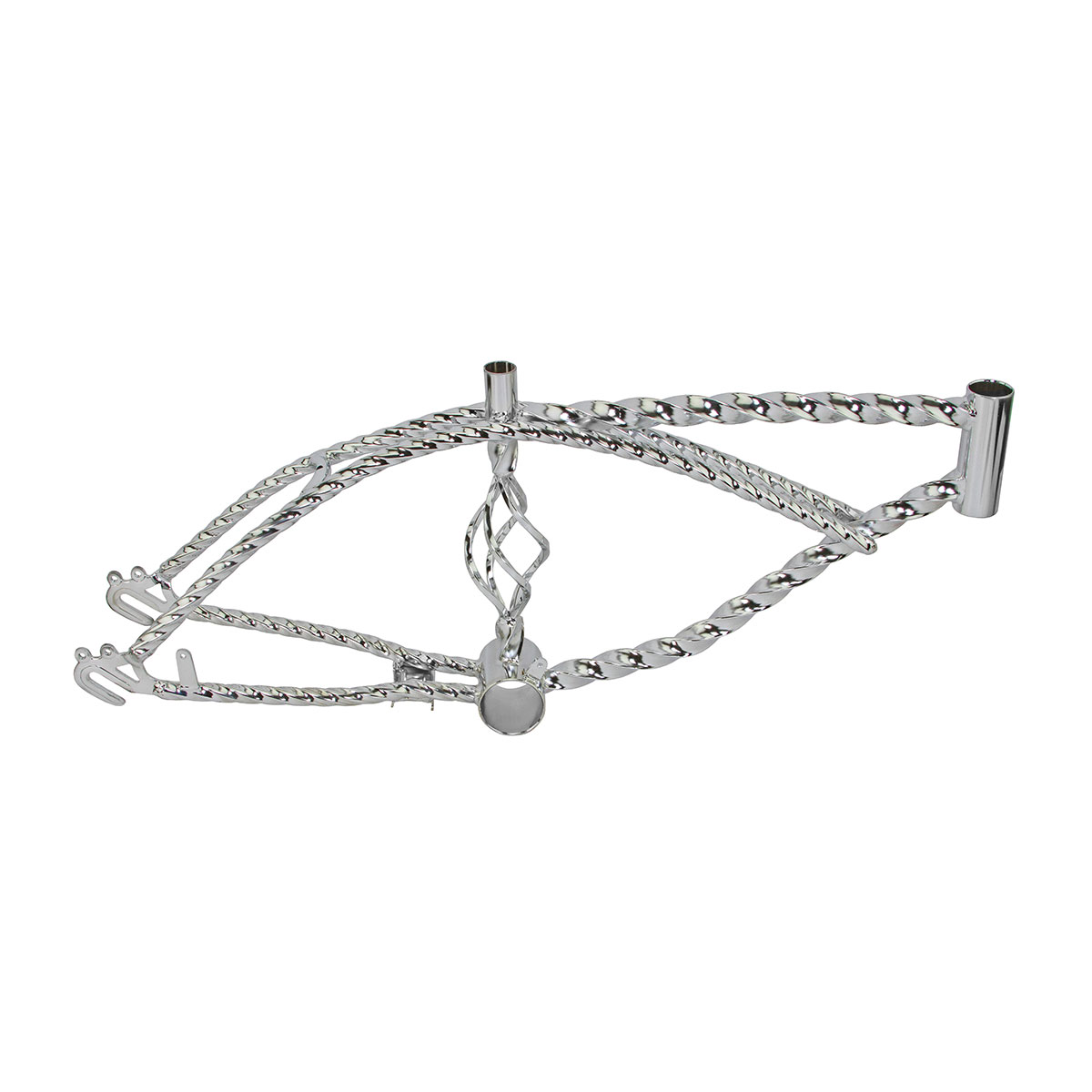 16 Cage Twisted Lowrider Frame Chrome.